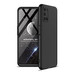 GKK Съемный Матовый Компьютер с 3 Частями Задняя Оболочка Для Oppo A52 / Oppo A72 / OPPO A92 - Черный