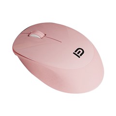 FUDE M702 Wireless Silent Mouse 1200DPI Ergonomic Mouse Mini Portable Cordless Mice for Laptops (without Battery) - Pink