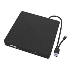 XD009 Ultra-thin Design Laptop Computer USB 3.0+Type-C DVD Drive External CD Reader VCD Burner