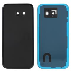 Back Battery Housing Cover with Camera Ring Lens Cover Part (without Logo) for Samsung Galaxy A5 (2017) A520 - Black