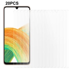 20pcs / Establecimiento Para Samsung Galaxy A33 5G Peléfono Película Templado de Vidrio Anti-explosión 0.3 mm 2.5D Protector de Pantalla