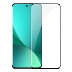 Baseus 0,25 мм Смягченная Стеклянная Пленка Для Xiaomi 12 Pro 5G/12S Pro 5G/12 Pro (Dimensity) 5G, Полноэкранная Полная Клея Против Скребки Против Изогнутого Экрана Экрана - Черный