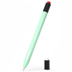 For Apple Pencil (2nd Generation) Stylus Pen Cover Anti-dust Silicone Sleeve - Green