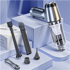 SUITU ST-6645Pro Brushless ABS Car Handheld Vacuum Cleaner Wireless Rechargeable Cleaning Tool - Silver-Grey