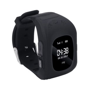 Lemonda Smart Q50 [OLED + Местоположение] Детские Телефонные Часы SetRacker - Черный