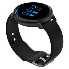 LEMONDA SMART Q71 1.3-дюймовый Полный Круг Полный Сенсорный Smart Watch Bluetooth Call Monitor Monitor Smart Watch - Черный