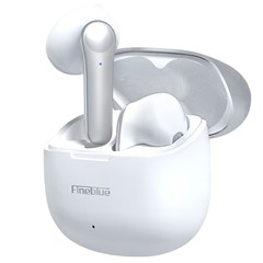 FINEBLUE M8 Sports Earbuds BT 5.3 True Wireless Earbuds Stereo Bluetooth Headphones - White