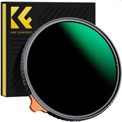 k & f Concept Nano-X Serie 82mm Nd3-nd1000 Filter 9,5-stop Einstellbarer Filter HD Wasserdichte Anti-refektion Green Film Coated Filter Mit Putter