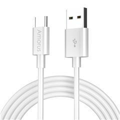 AMORUS USB Typ-C Ladedaten Sync Kabel 1m Für MacBook 12 Zoll Mit Retina Display (2015) / Huawei Kumpel 9 - Weiß
