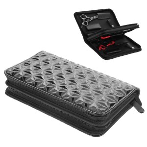 Double Deck Fashion Hair Scissor Case Hairdressing Bag Barber