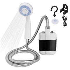 Douche De Camping Portable Posque De Douche De Douche De Douche Extérieure De Douche Extérieure De La Tête De Douche Extérieure 4,9 Pieds Pour Animaux De Compagnie Randonnée À Lavage De La Plage