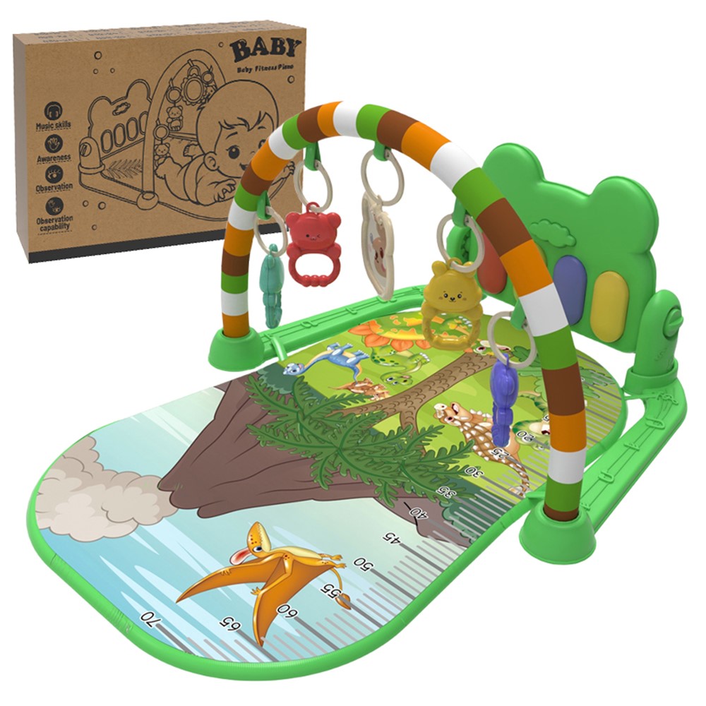 Baby Gyms Play Mat Musical Activity Center Toddler Kick and Play Piano