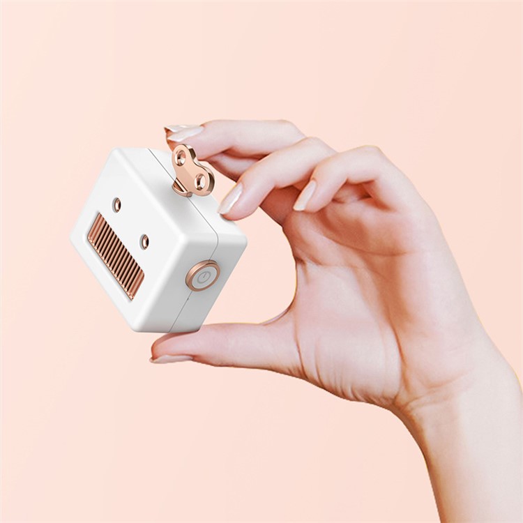Cute Square Shaped Portable Outdoor Wireless Bluetooth Speaker - White-1