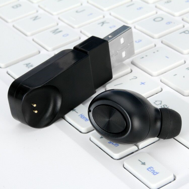 Mini Wireless Bluetooth Earbud Earphone with Magnetic Adsorption Charging Box for iPhone 7/7 Plus - Black-7