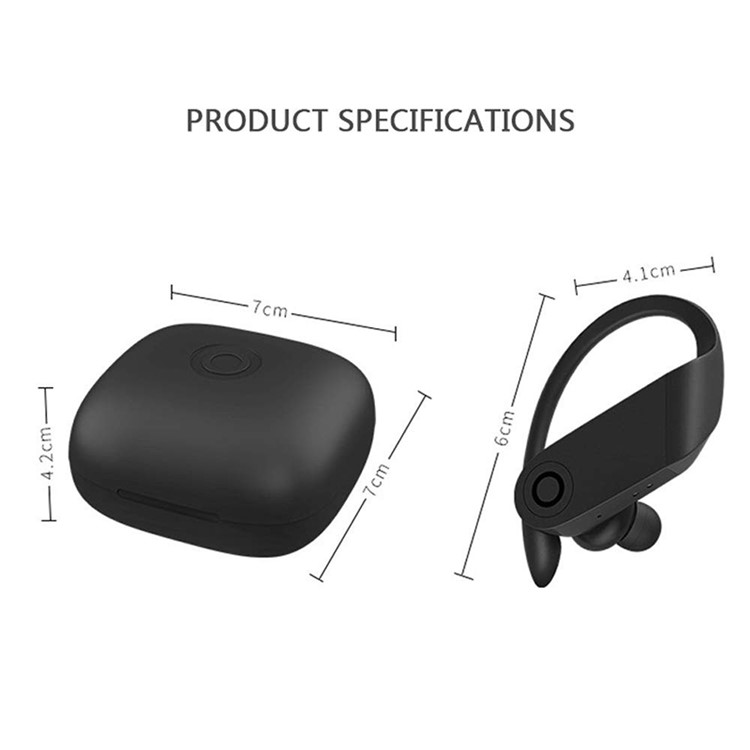 B10 Bluetooth 5.0 Headset Wireless Charging Headphones Earpiece Hands-free Sports Headset-3
