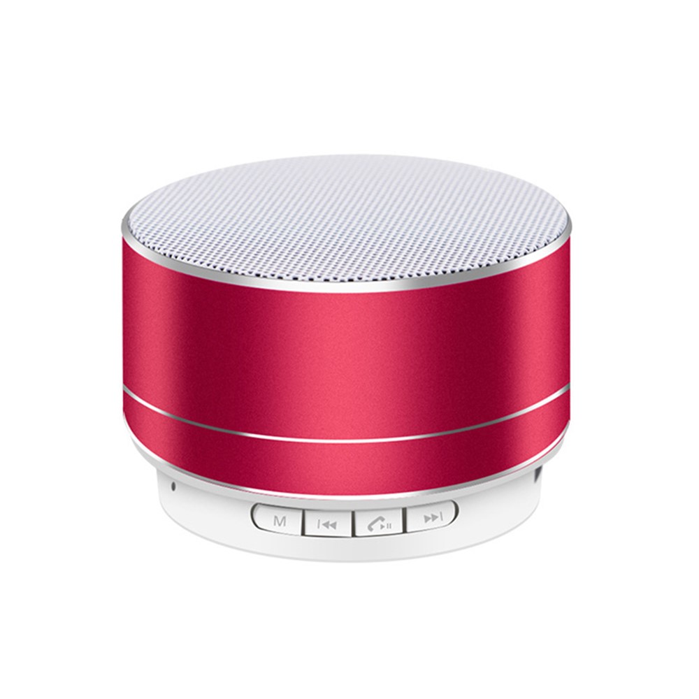 A10 Metal Portable Bluetooth Speaker Wireless Mini Phone Speaker - Red