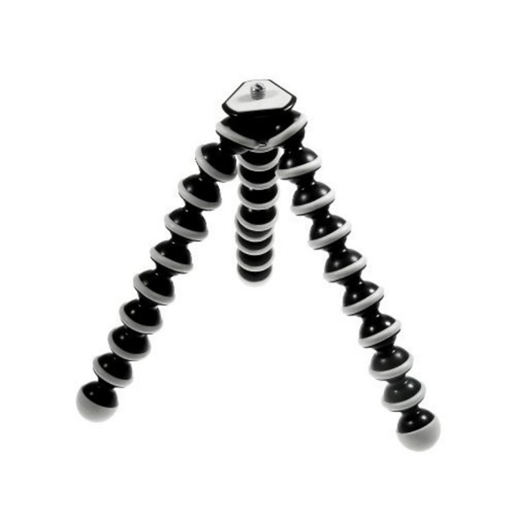 Octopus-like Tripod Bracket with 1/4 Screw, 3/8 Screw and Clamp for DSLR Cameras, Smartphones, Size: L-1