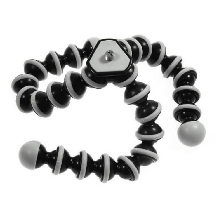 Octopus-like Tripod Bracket with 1/4 Screw, 3/8 Screw and Clamp for DSLR Cameras, Smartphones, Size: L-2