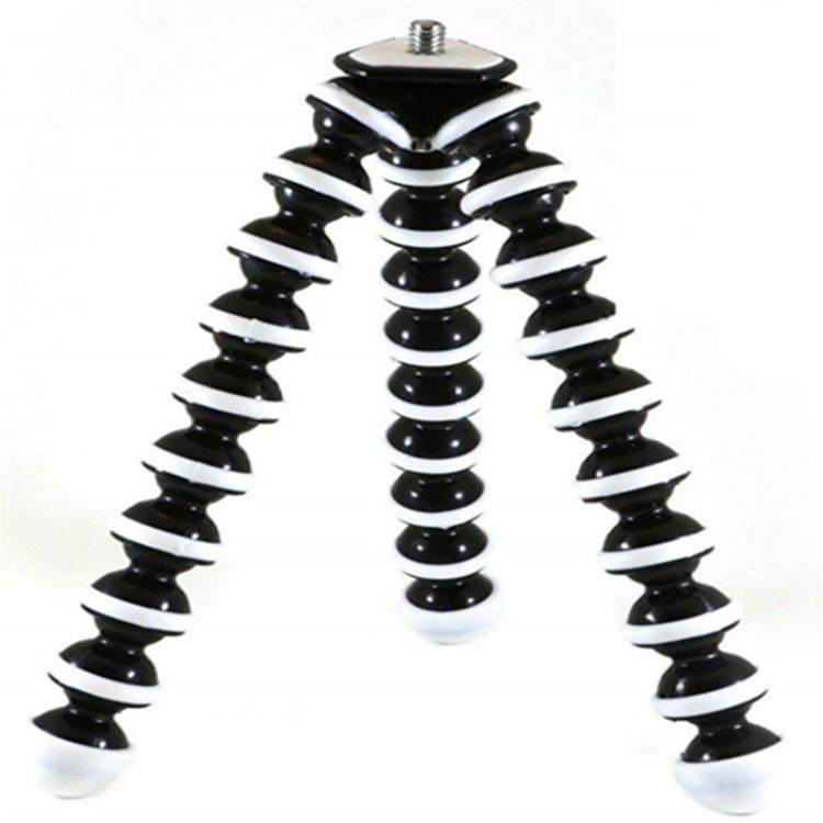 Octopus-like Tripod Bracket with 1/4 Screw, 3/8 Screw and Clamp for DSLR Cameras, Smartphones, Size: L-7