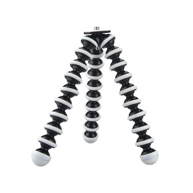 Octopus-like Tripod Bracket with 1/4 Screw, 3/8 Screw and Clamp for DSLR Cameras, Smartphones, Size: L-8