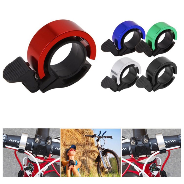 Bicycle Bike Handlebar Alarm Loud Warning Aluminum Alloy Bell Ring Safe Horn - Red-5