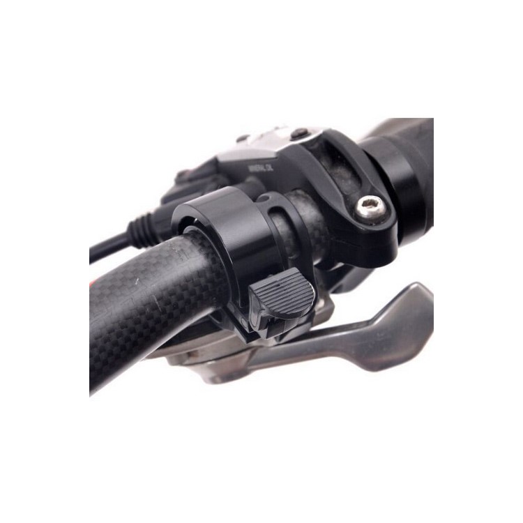 Bicycle Bike Handlebar Ring Bell Loud Warning Aluminum Alloy Bell Alarm Safe Horn - Black-1
