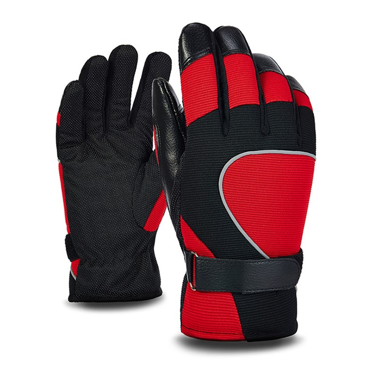 Waterproof Warm Skiing Gloves Non-slip Wear-resistant Winter Gloves - Red-1