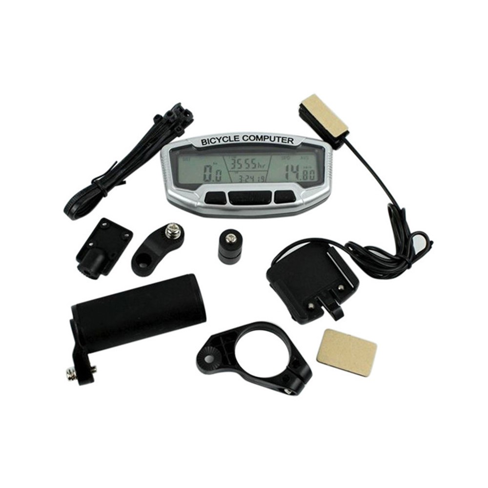 SUNDING SD-558A Wired Waterproof LCD Bicycle Bike Computer Odometer-8