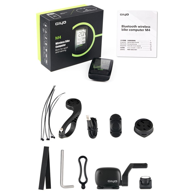 GIYO Wireless Bluetooth Bicycle Computer Waterproof Speedometer with Backlight-14