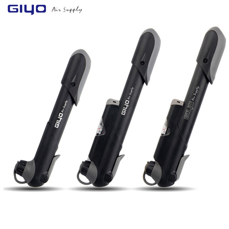 GIYO GP-61S 120PSI AV/FV Valve Bicycle Pump Tire Air Inflator with Gauge, Size: 21.5 x 4.3cm-7