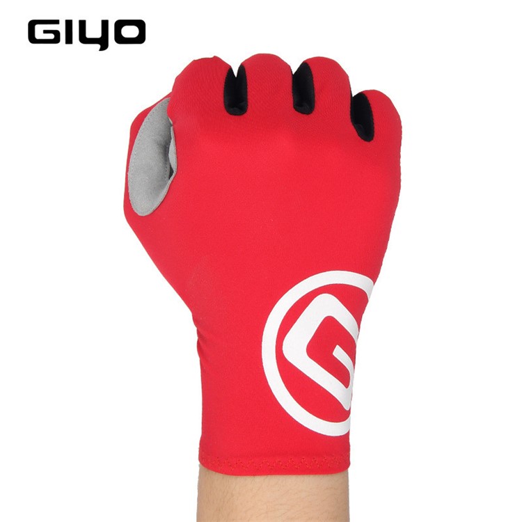 GIYO-S-02-L Touch Screen Cycling Gloves Breathable Windproof Full Finger Gloves - Red / Size: L-3
