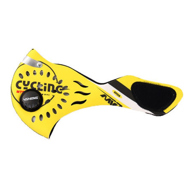 Face Mask Half Anti Dust Pollution Filter Sport Cycling Bicycle Bike Face Shield - Yellow-1
