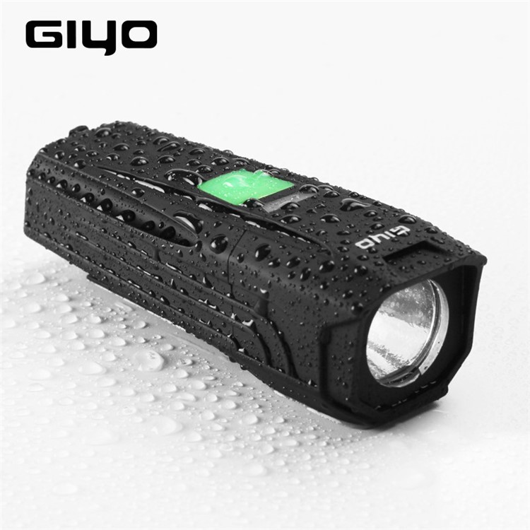 GIYO T6 LED Bike Front Handlebar Flashlight IP65 USB Rechargeable Headlight-4