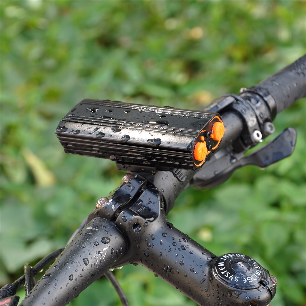 GIYO 360 Degree Rotary Bicycle Front Light 2400Lm 2 x T6 LED Bicycle Lamp-6