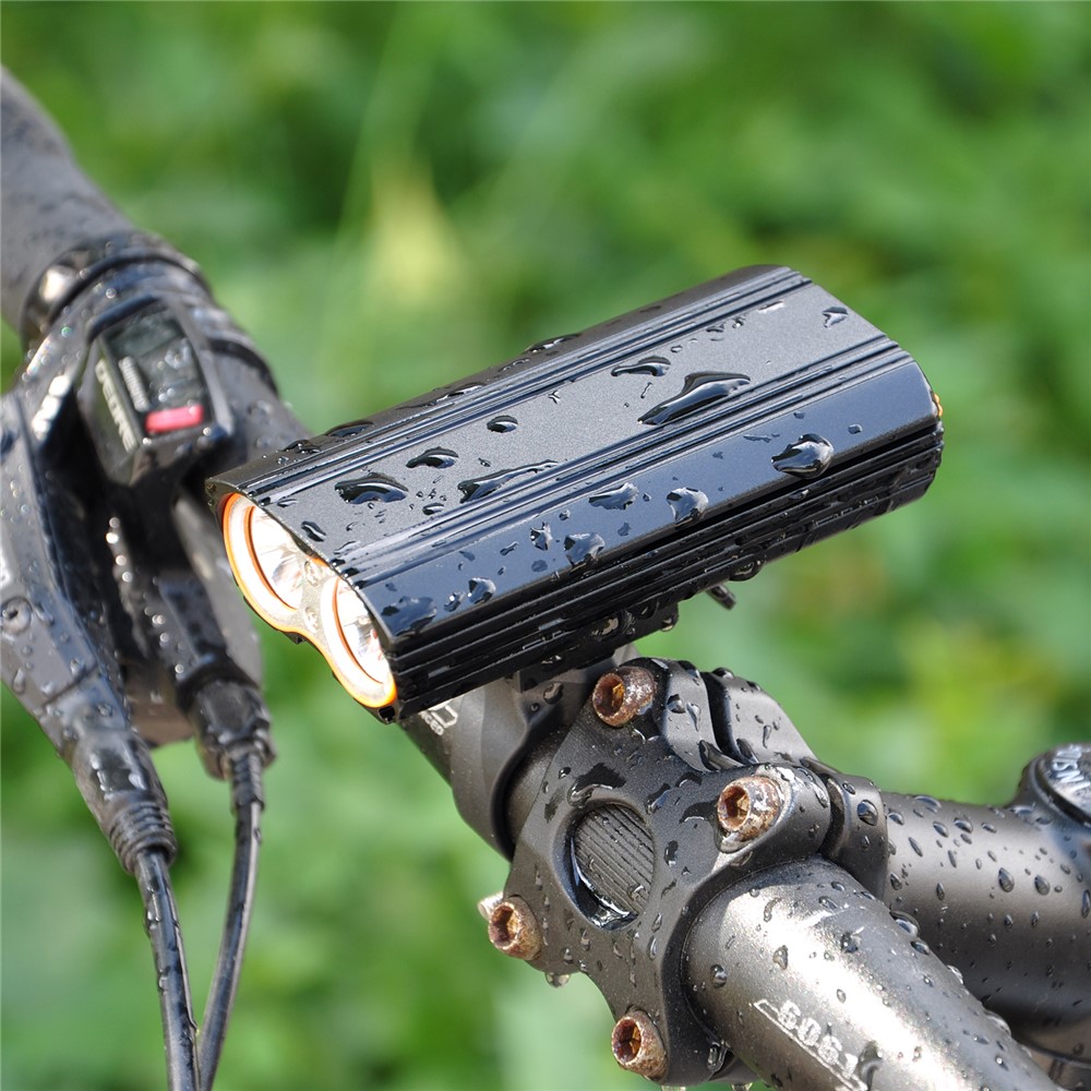 GIYO 360 Degree Rotary Bicycle Front Light 2400Lm 2 x T6 LED Bicycle Lamp-7