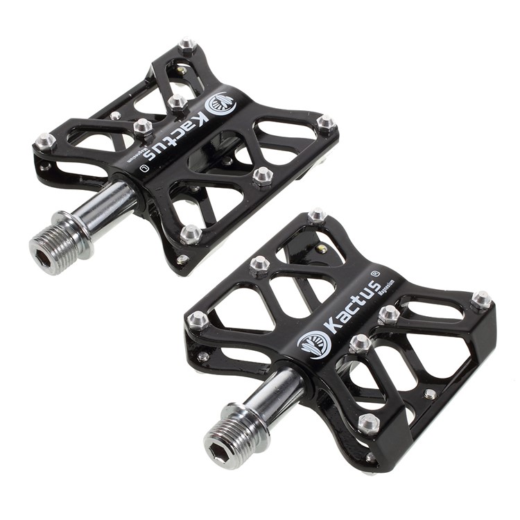 1 Pair of Magnesium Alloy Mountain Bike Platform CNC Technology - Black-1