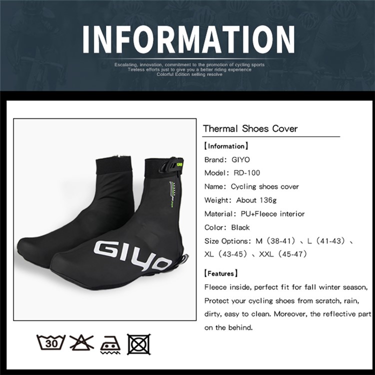 Winter Bicycle Cycling Shoe Cover MTB Road Bike Racing Overshoes Waterproof Covers - M-11