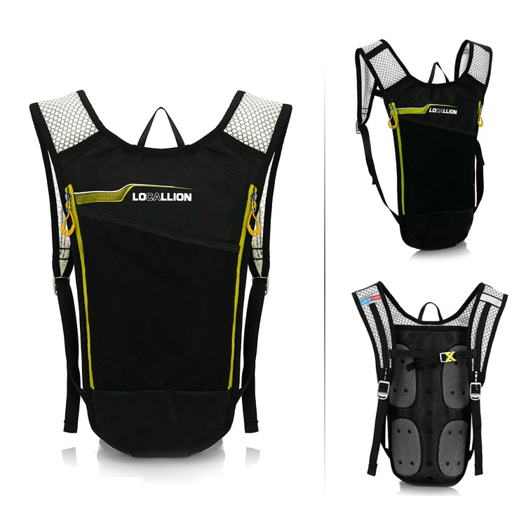 LOCAL LION 1.5L Water Bladder Bag Hydration Backpack for Hiking Riding Camping Climbing - Yellow-1