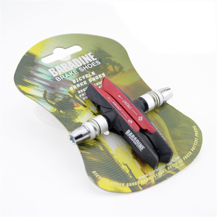 BRAKCO MTB-959V Mountain Bicycle V Brake Pads Road Bike Brake Shoes - Red-1