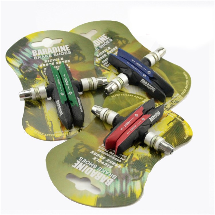 BRAKCO MTB-959V Mountain Bicycle V Brake Pads Road Bike Brake Shoes - Green-2