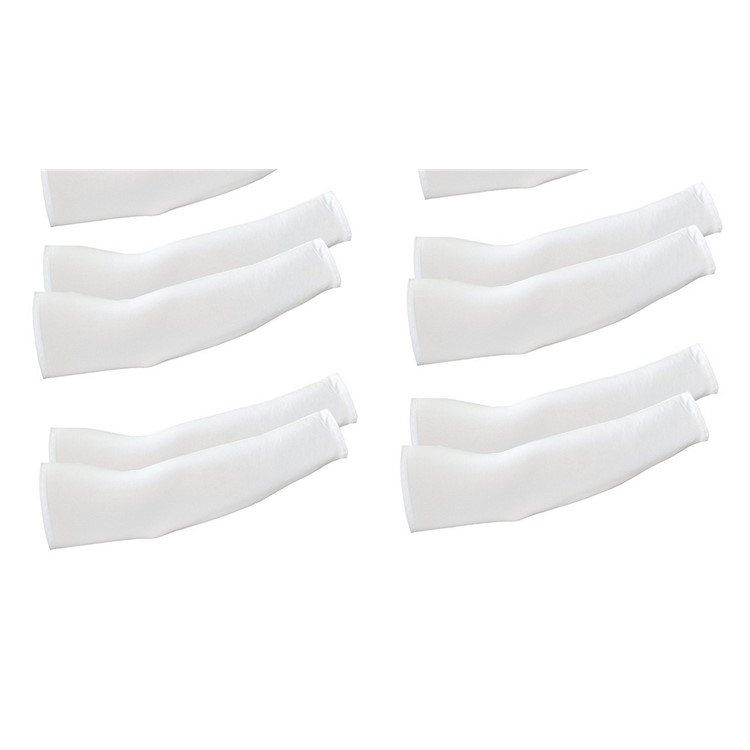 4 Pairs Universal UV Block Cool Arm Ice Silk Sleeves for Hiking Golf Cycling Fishing-5
