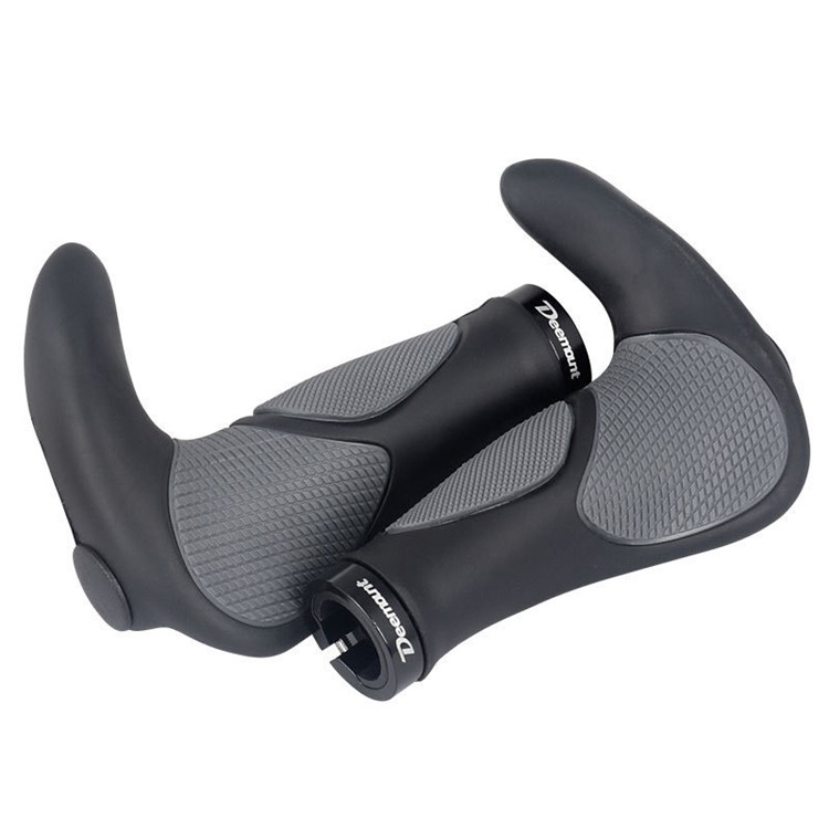 DEEMOUNT 1 Pair Cycling MTB Bike Bicycle Comfortable Handlebar Rubber Grip Bar End-2