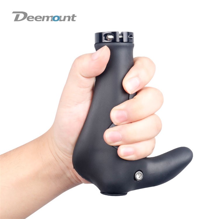 DEEMOUNT 1 Pair Cycling MTB Bike Bicycle Comfortable Handlebar Rubber Grip Bar End-5