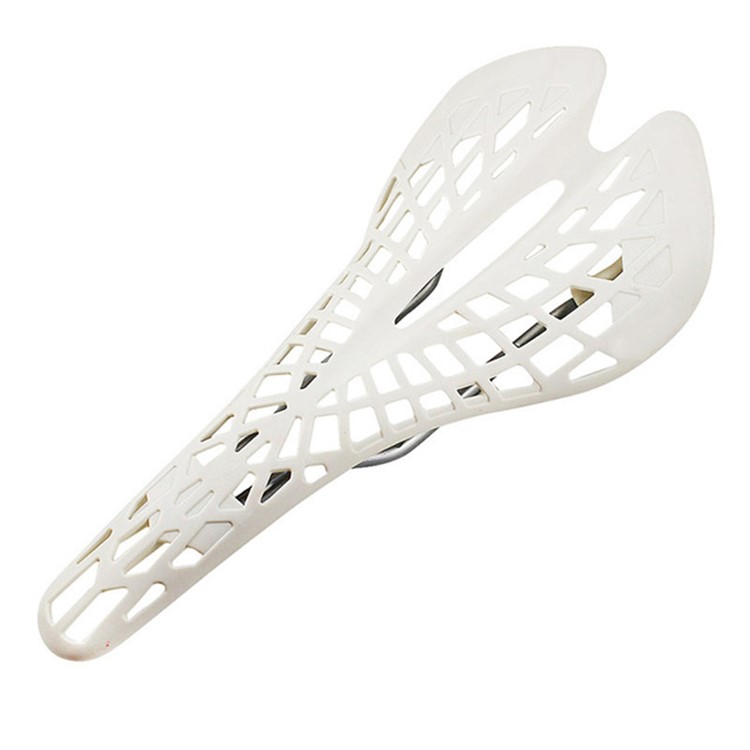 VERTU Racing Road Bicycles Cycling Bike Hollow Saddle MTB Bike Seat Cushion - White-1