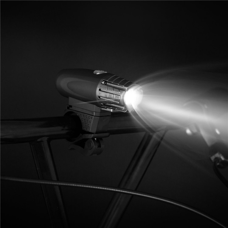 USB Rechargeable LED Bright Bike Front Light + 2 Rear Lights Set-10