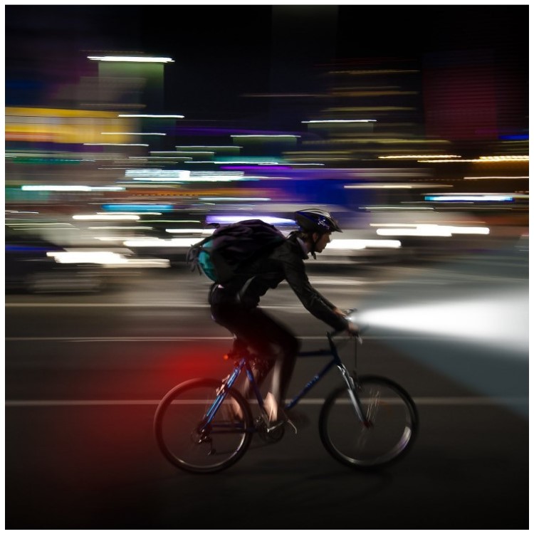 USB Rechargeable LED Bright Bike Front Light + 2 Rear Lights Set-11