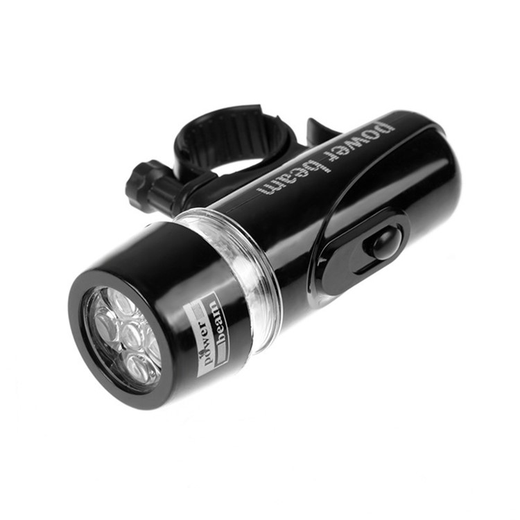 WJ-101 5 LED Luce Anteriore Bicicletta + Fanale Posteriore Set MTB Bici Luce Posteriore Ciclismo Lampada Torcia Elettrica-8