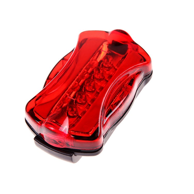 WJ-101 5 LED Luce Anteriore Bicicletta + Fanale Posteriore Set MTB Bici Luce Posteriore Ciclismo Lampada Torcia Elettrica-9