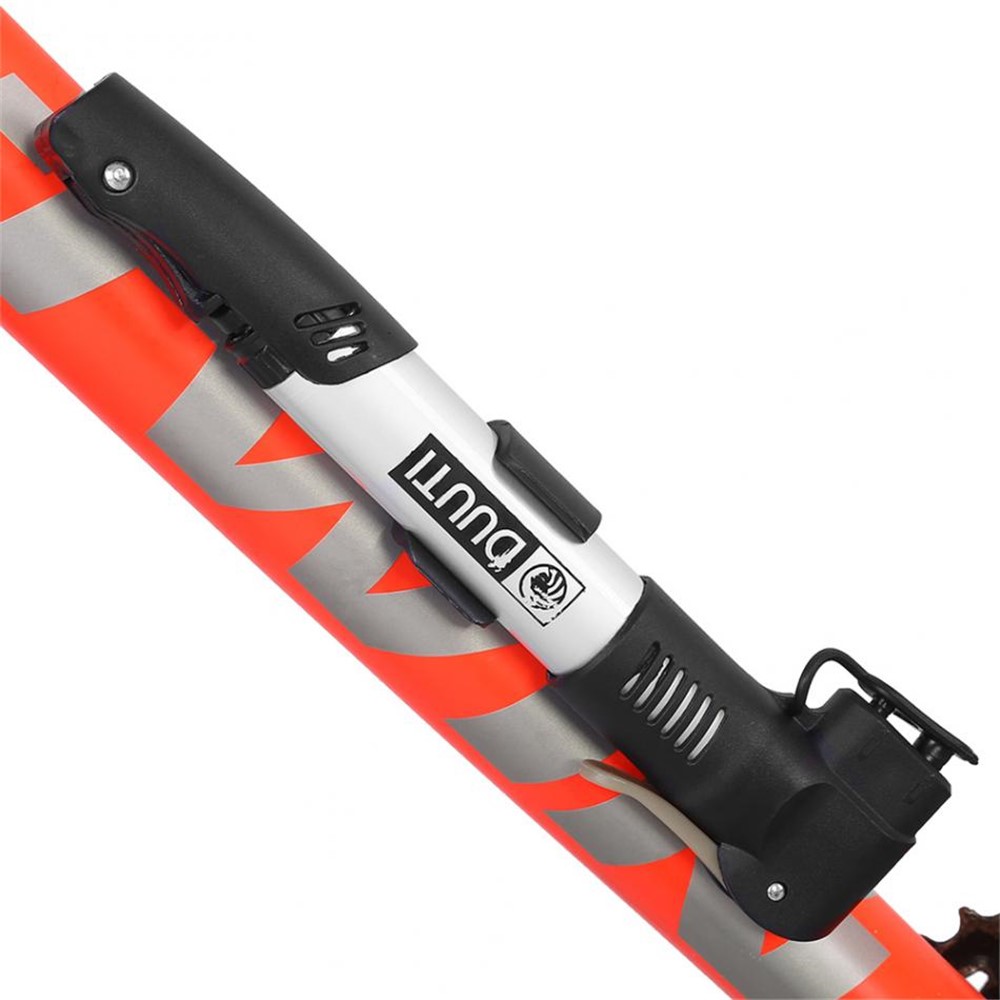 DUUTI Aluminum Alloy Portable Bicycle Tyre Air Pump with Mounting Bracket-10