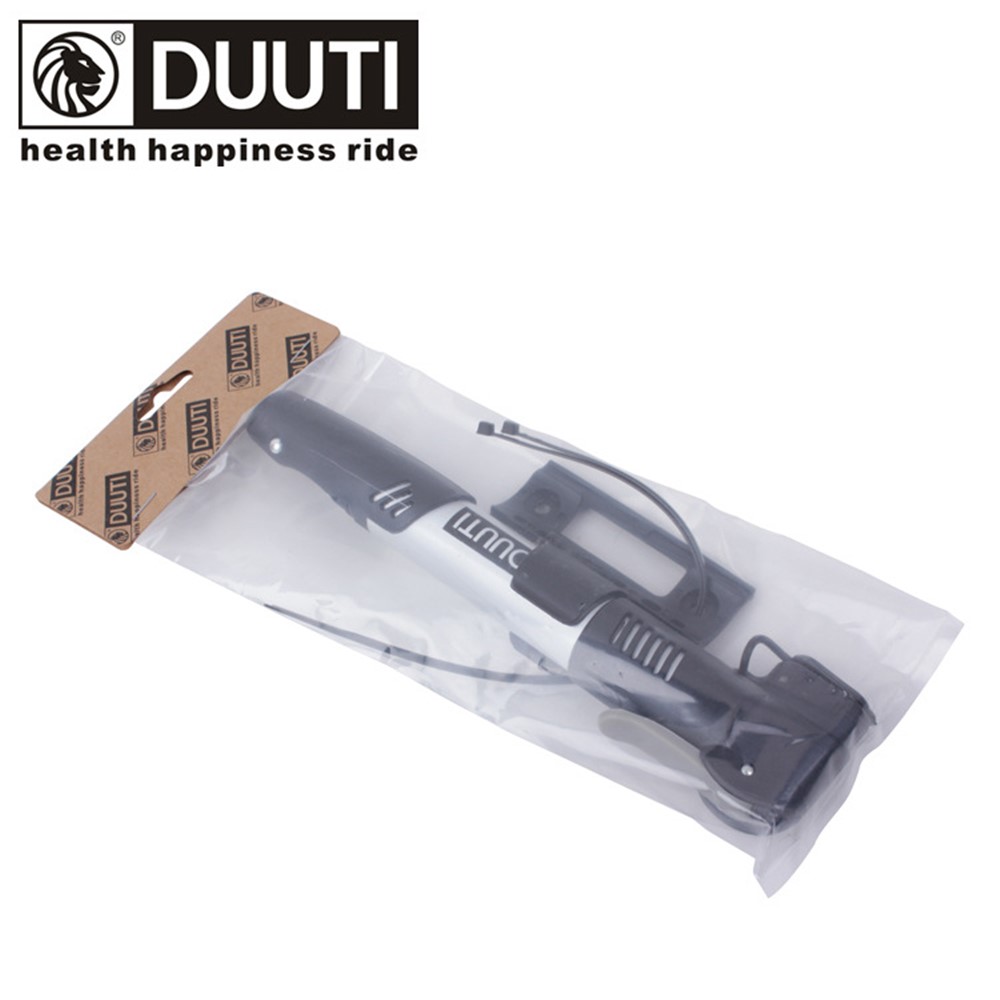 DUUTI Aluminum Alloy Portable Bicycle Tyre Air Pump with Mounting Bracket-11
